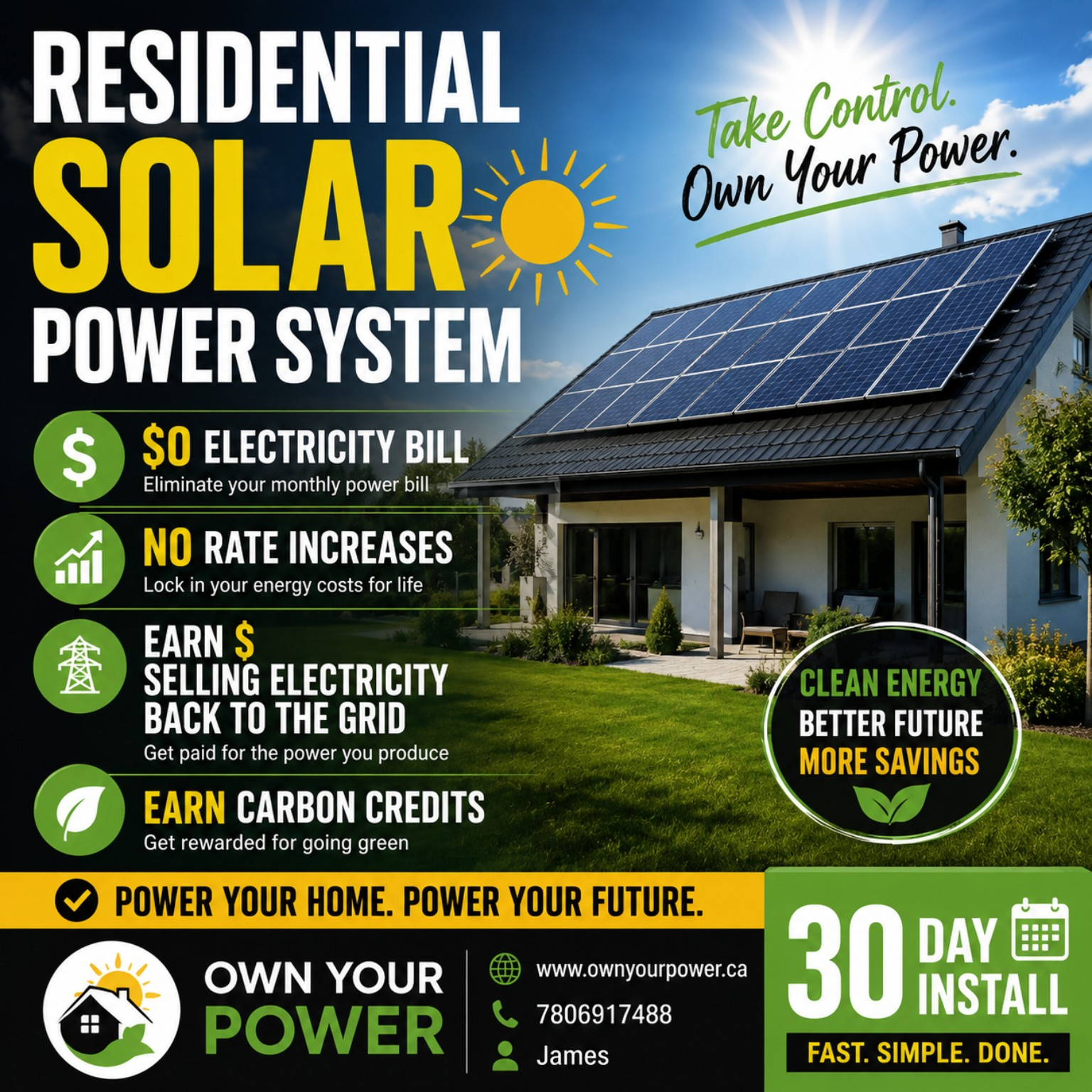 Residential solar campaign
